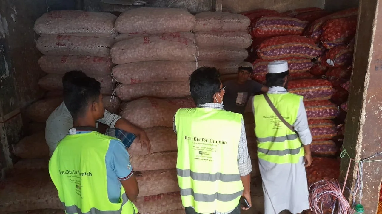 Got the truck load of Ramadan supplies!